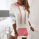 Sporty Hooded Women's Dress with Handy Pockets