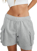 Chic Women's Leisure Pants with Elastic Waist and Side Pockets