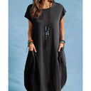 Chic Summer Dress with Pocket Detail