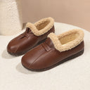 Chic Women's Slippers with Cozy Collar & Grip Sole