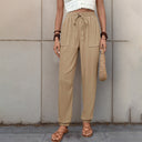 Stylish Harem Pants with Drawstring and Pockets for Women
