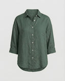 Chic Loose Fit Linen Blouse for Women