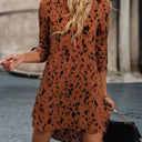 Chic Women's V-Neck Tunic Dress