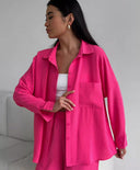 Chic Women's Blouse in Airy Fabric