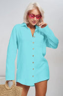 Button Detail Summer Blouse for Women