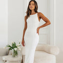 Textured Long-Sleeve Wrap Dress for Women