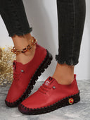 Women's Slip-On Shoes with Non-Slip Sole & Elastic Inserts