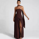 Stylish Maxi Dress with Flattering Bodice and Flowing Skirt