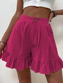 Chic Ruffled Women's Shorts for All Occasions