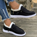 Chic Women's Slippers with Faux Fur Accent