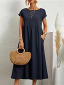 Elegant Women's Maxi Dress in Soft Fabrics