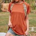 Leopard Print Women's T-Shirt - Fashionable Style