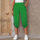 Stylish Women's Culotte Pants with Button Accents