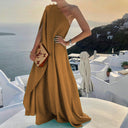 Chic Asymmetrical Beach Dress with Stylish Details