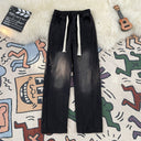 Women's Relaxed Fit Pants with Elastic Waist and Handy Pockets