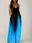 Chic Women's Maxi Dress with Pockets