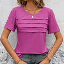 Textured T-Shirt for Women - Stylish Design