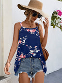 Floral Design Women's Airy Cut Blouse