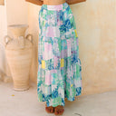 Floral Ruffled Skirt for Women