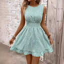 Women's Everyday Dress with Ruffled Hem