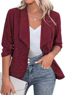 Glitter Blazer Jacket for Women with Stylish Silhouette and Chic Lapels