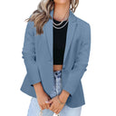 Chic Women's Blazer with Modern Cut and Stylish Pockets