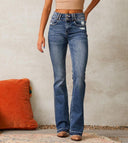 High-Waisted Flared Jeans for Women