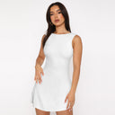 Chic Women's Ruching Mini Dress