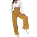 Chic Women's Corduroy Wide-Leg Pants