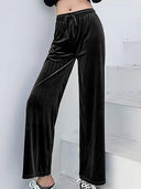 Chic Women's Pants with Elastic Waistband