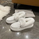 Chic Women's Slippers with Plush Lining