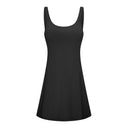 Chic Women's Dress with Flattering Deep Neckline