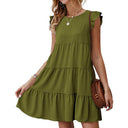 Airy Summer Dress with Ruffle Accents