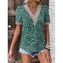 Floral Embroidered Women's Blouse - Chic Style