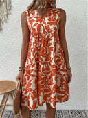 Chic A-Line Floral Dress for Women