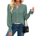 Lace-Designed Women's Blouse with Chic Style