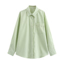 Chic Striped Women's Blouse for Everyday Wear