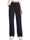 Women's Relaxed Fit Trousers with Elastic Waistband
