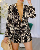 Vibrant Leopard Print Blouse Dress for Women