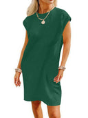 Chic Textured Loose Summer Dress for Women