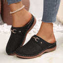 Chic Women’s Slippers with Elegant Hole Design