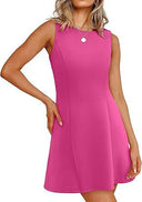 Women's Sleeveless A-Line Dress in Classic Style