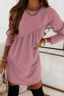 Chic Women's Asymmetrical Hem Sweat Dress