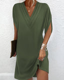 Chic Women's V-Neck Dress for Every Occasion
