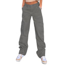 Stylish Women's Cargo Pants with Side Pockets