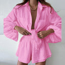 Chic Women's Blouse and Shorts Set
