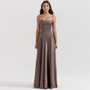 Chic Evening Dress with Flowing Skirt
