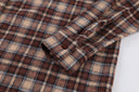 Women’s Checkered Flannel Shirt with Chic Design and Stylish Sleeves