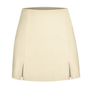 Chic Ladies Mini Skirt with Side Slits