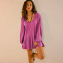 Chic Women's Sleeveless V-Neck Wrap Dress